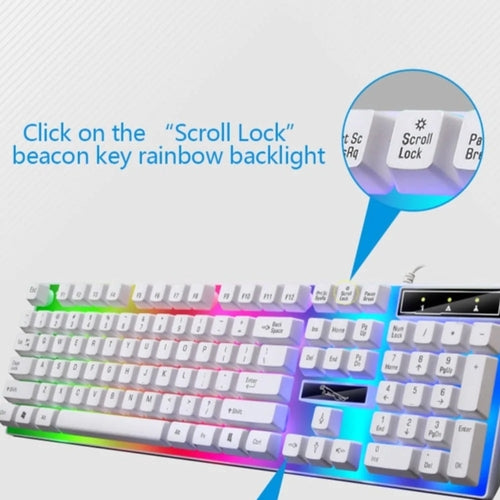 GameCore Ninja Dragons White Knight Gaming Keyboard and Mouse Set