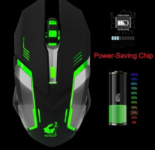 GameCore Ninja Dragon Stealth 7 Wireless Silent LED Gaming Mouse